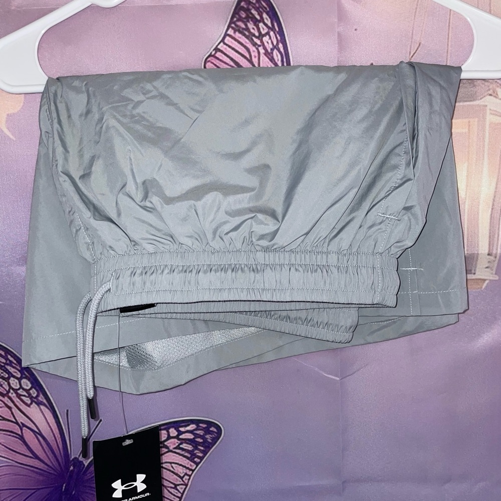 Under Armour Silver/Light Gray UA Shorts